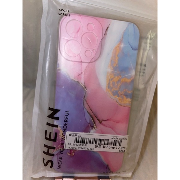 Sparkle Marble Pattern Pink iPhone 12 Pro Max Case 💖 - Picture 16 of 17